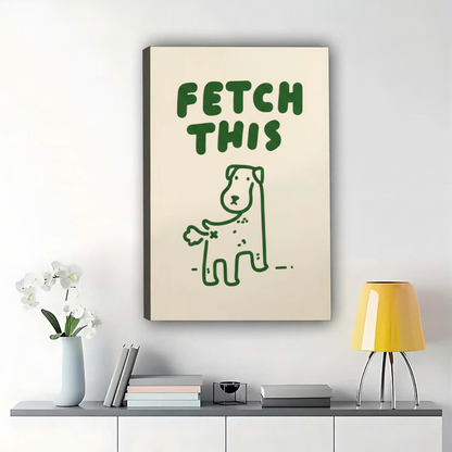 FETCH THIS狗狗画作-挂墙场景