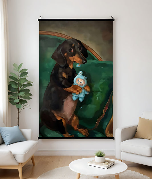 H024 Oil Canvas Scroll Painting – Classic Artwork for Living Spaces| Wallcow