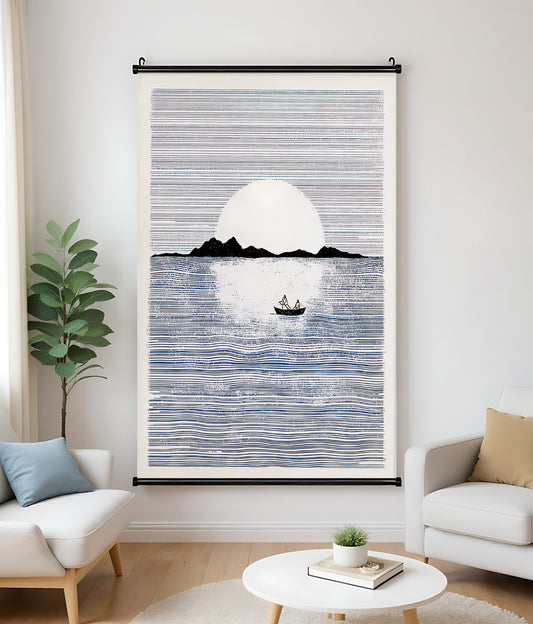 H025 Oil Canvas Scroll Painting – Classic Artwork for Living Spaces| Wallcow