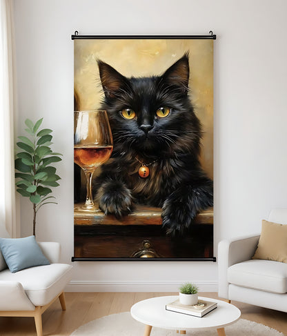 H022 Oil Canvas Scroll Painting – Classic Artwork for Living Spaces| Wallcow