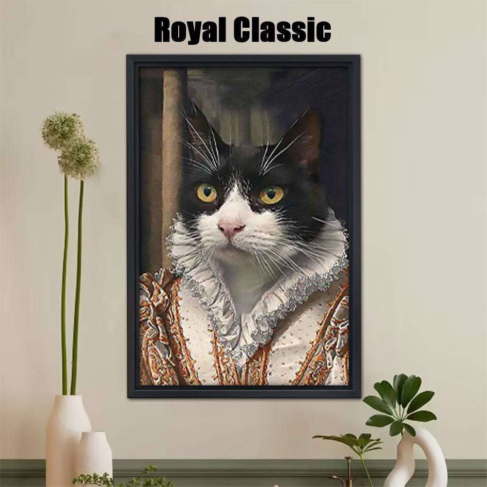 Custom Royal Court Pet Portrait – Make Your Cat Look Like Royalty