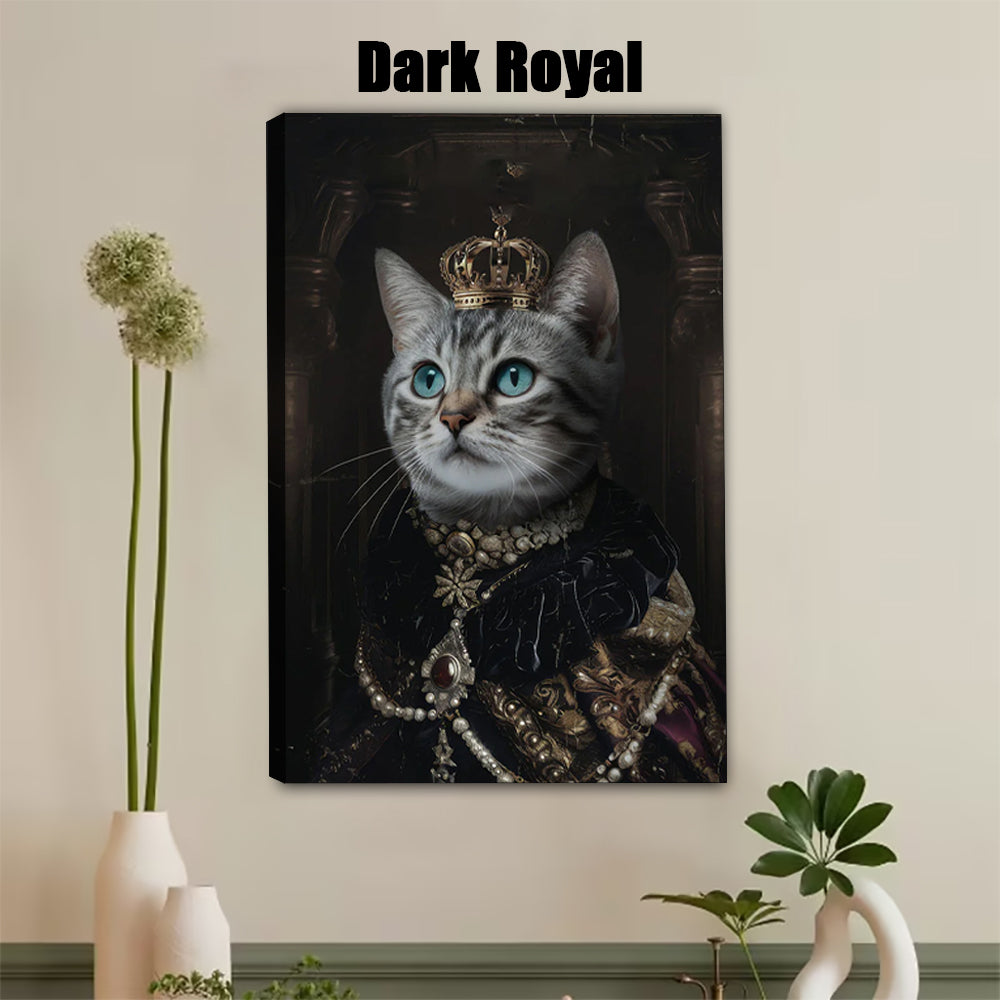 Custom Royal Court Pet Portrait – Make Your Cat Look Like Royalty