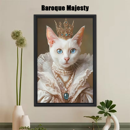 Custom Royal Court Pet Portrait – Make Your Cat Look Like Royalty