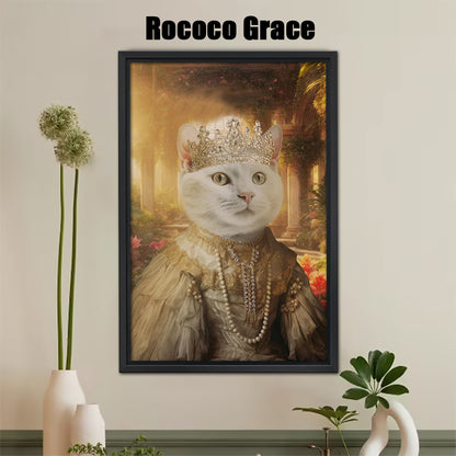 Custom Royal Court Pet Portrait – Make Your Cat Look Like Royalty