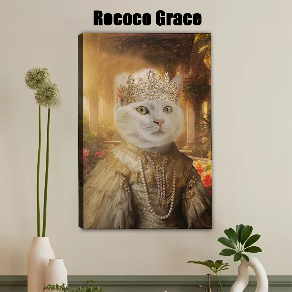 Custom Royal Court Pet Portrait – Make Your Cat Look Like Royalty