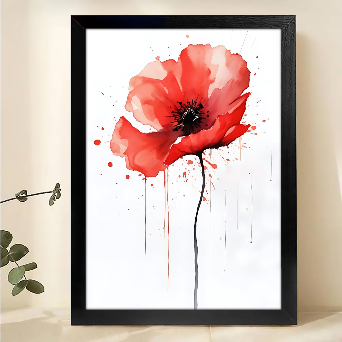 W216  Natural Wood Canvas – High-Quality Abstract Art | Perfect for Living Room & Office