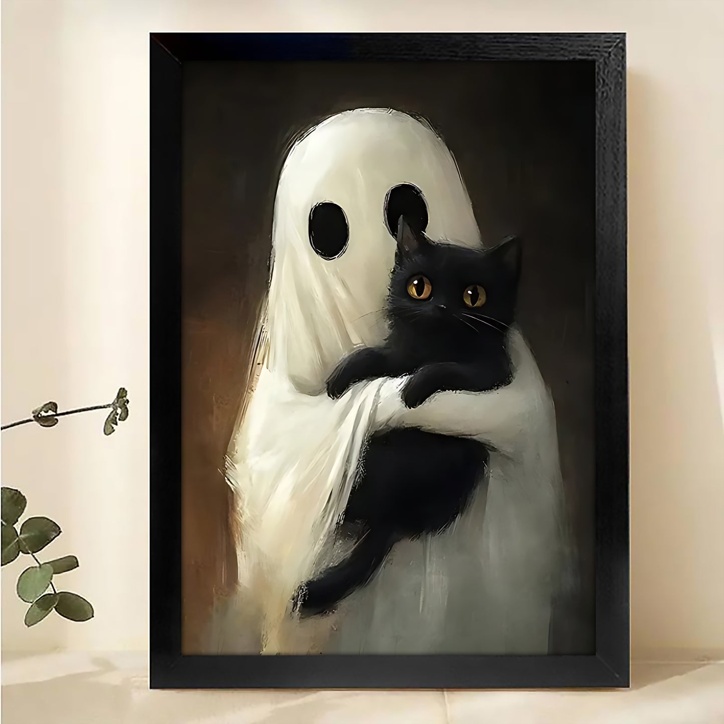 W217  Natural Wood Canvas – High-Quality Abstract Art | Perfect for Living Room & Office